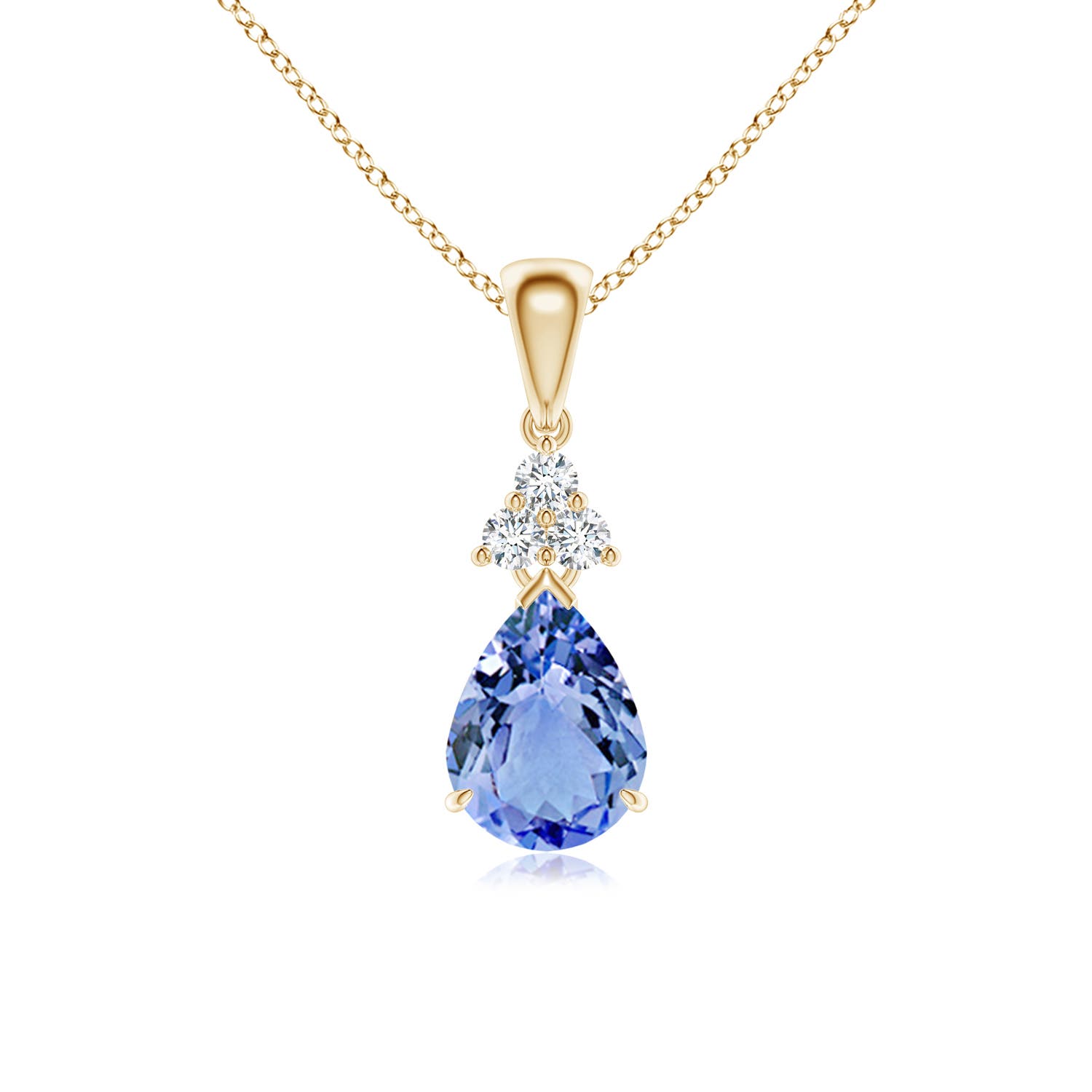 A - Tanzanite / 1.18 CT / 14 KT Yellow Gold