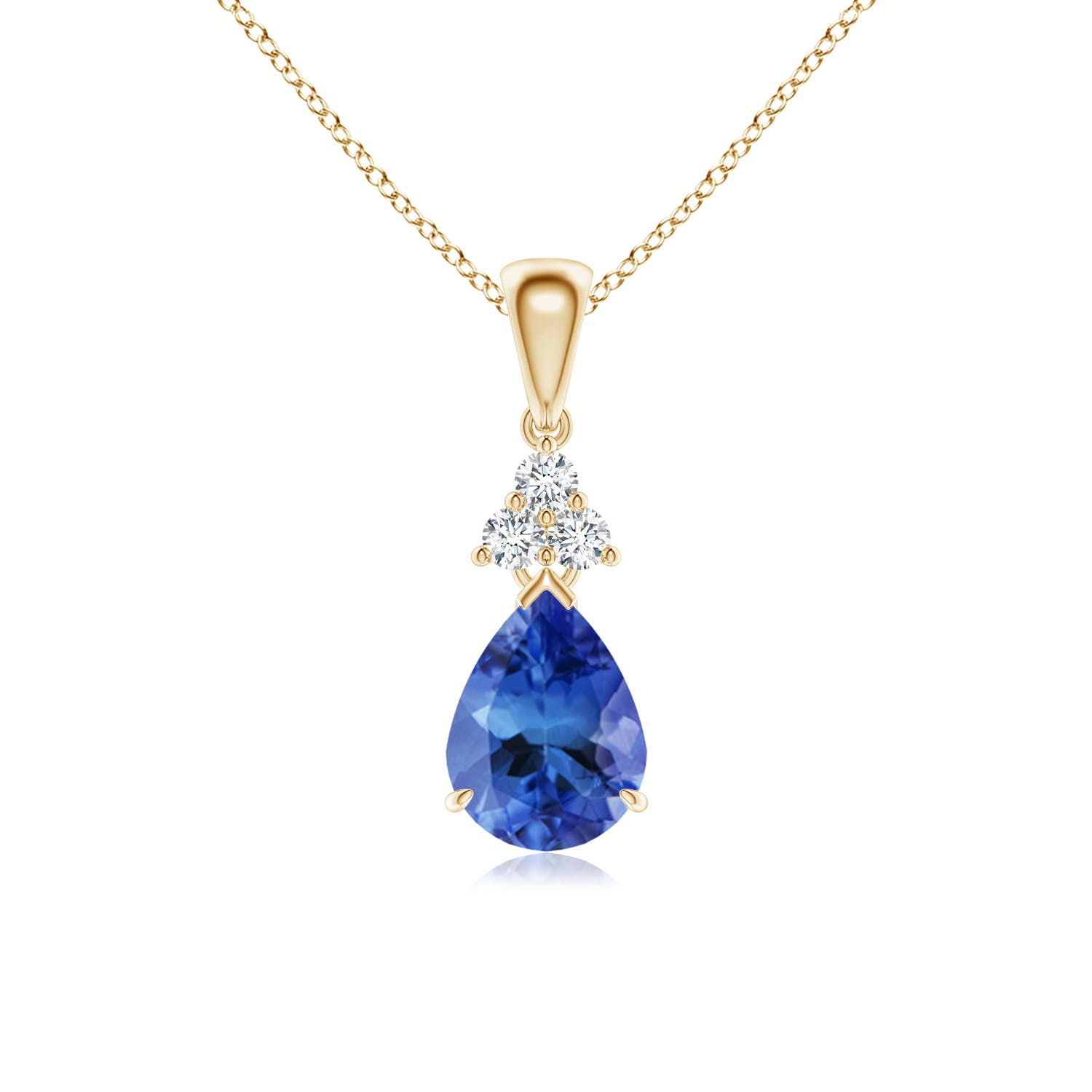 AA - Tanzanite / 1.18 CT / 14 KT Yellow Gold