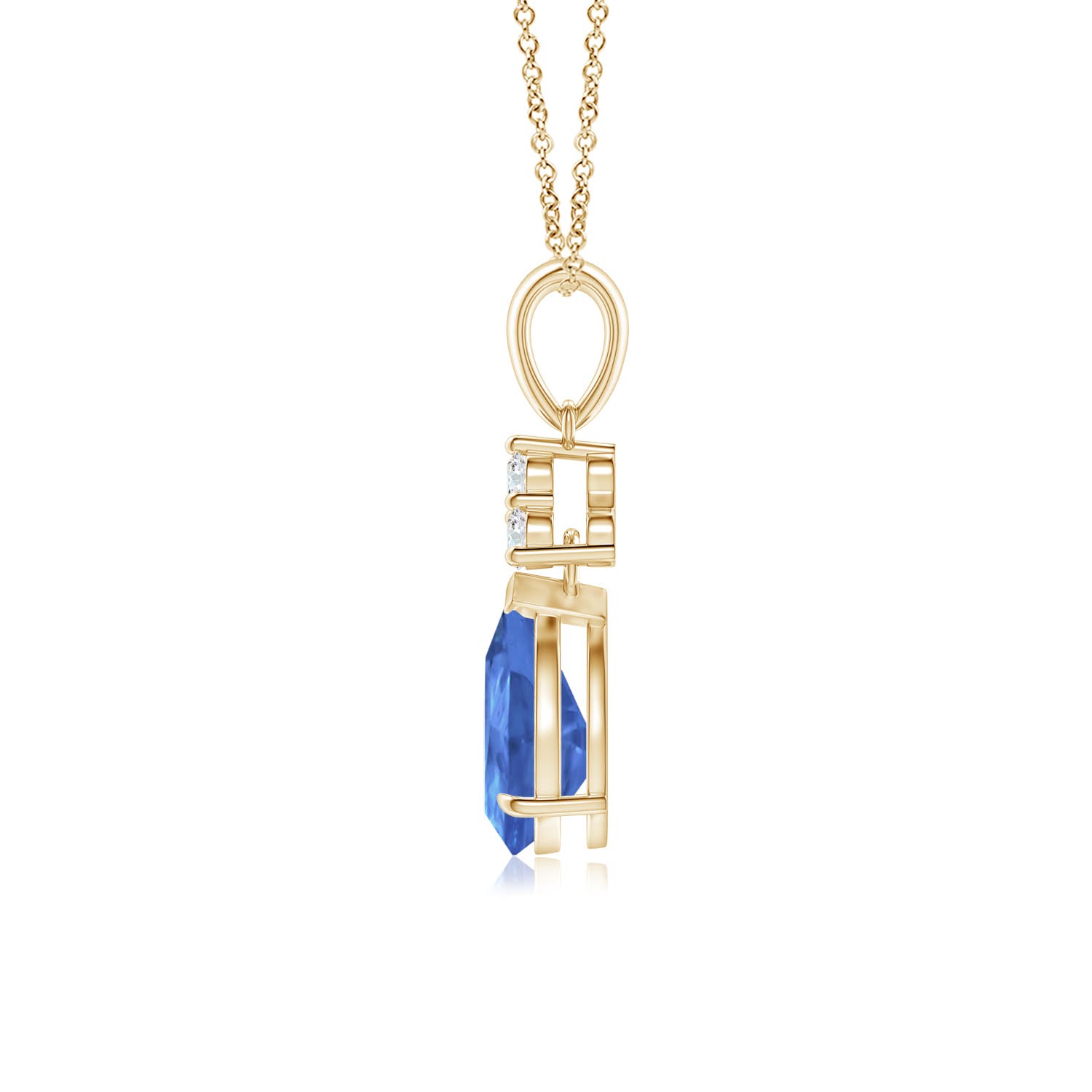 AA - Tanzanite / 1.18 CT / 14 KT Yellow Gold