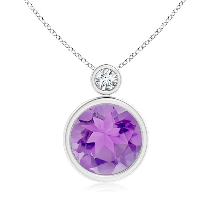 A - Amethyst / 3.31 CT / 14 KT White Gold