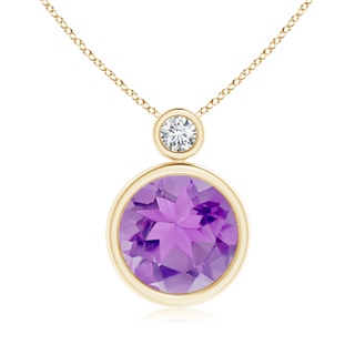 Round A Amethyst