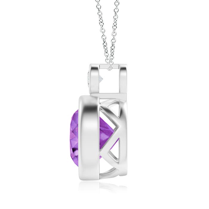 AA - Amethyst / 3.31 CT / 14 KT White Gold