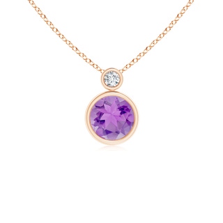 Round A Amethyst