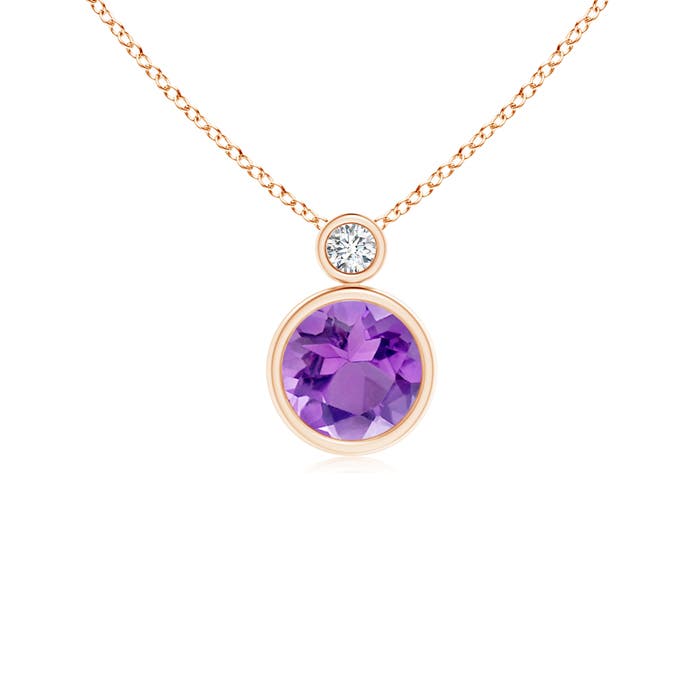 AA - Amethyst / 0.84 CT / 14 KT Rose Gold