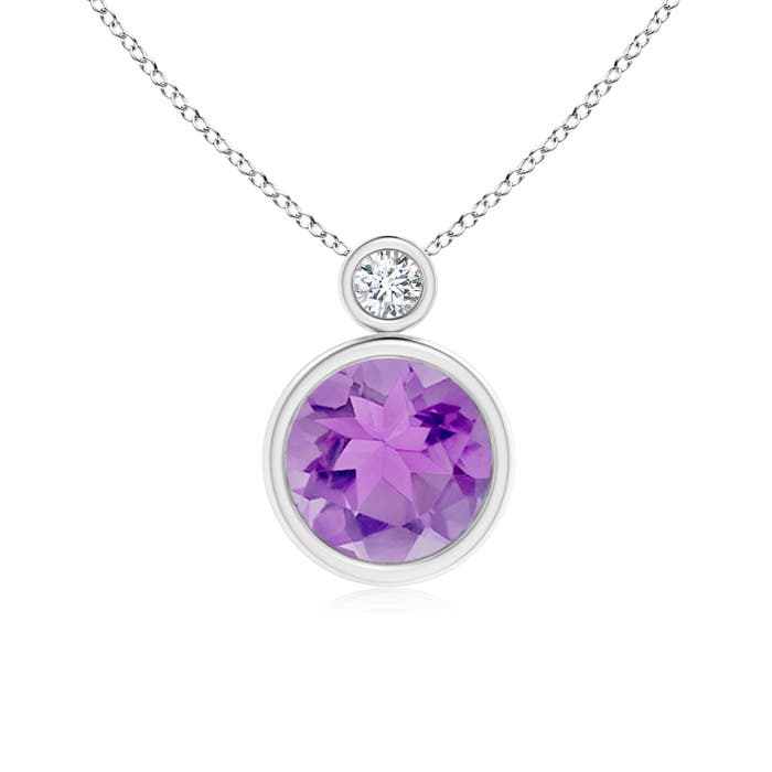 A - Amethyst / 1.77 CT / 14 KT White Gold