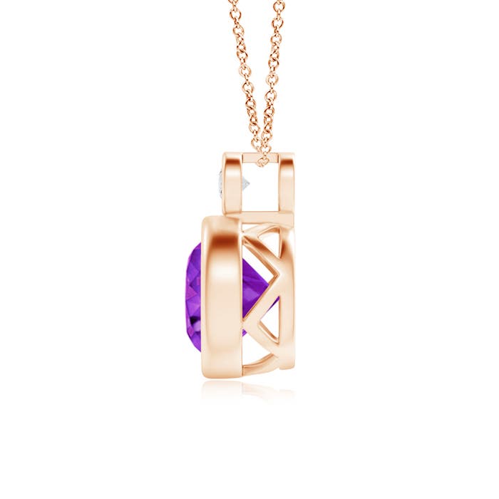 AAA - Amethyst / 1.77 CT / 14 KT Rose Gold