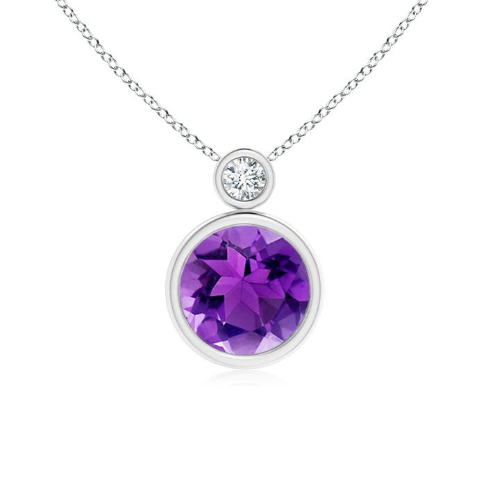 AAA - Amethyst / 1.77 CT / 14 KT White Gold