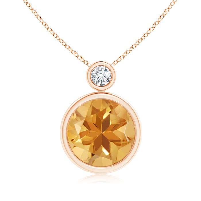 A - Citrine / 3.31 CT / 14 KT Rose Gold