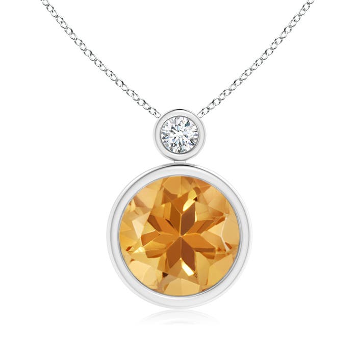 A - Citrine / 3.31 CT / 14 KT White Gold