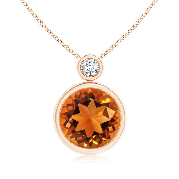 AAAA - Citrine / 3.31 CT / 14 KT Rose Gold