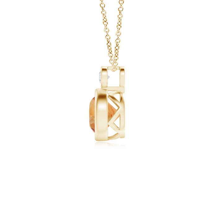 AA - Citrine / 0.74 CT / 14 KT Yellow Gold