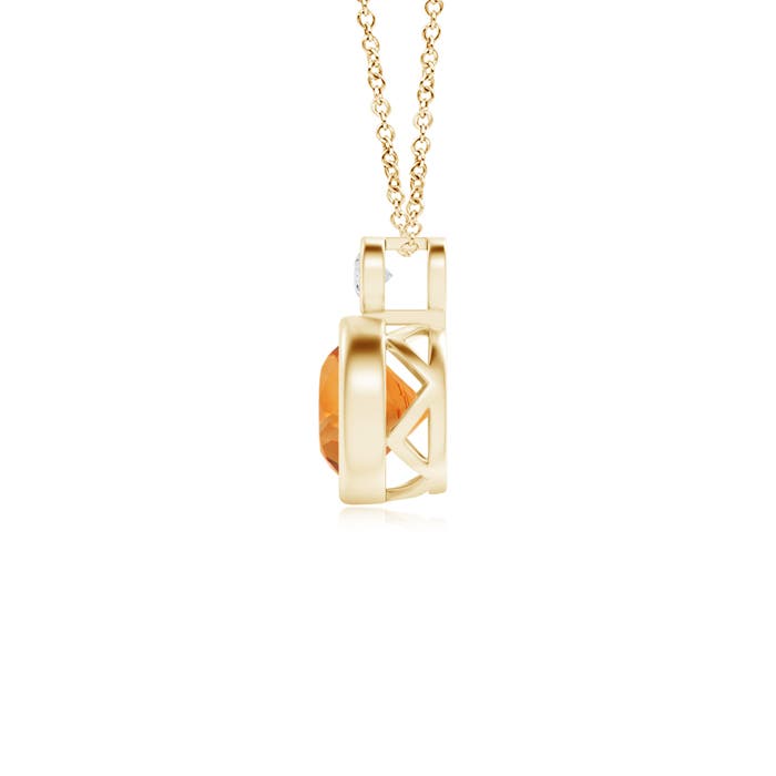 AAA - Citrine / 0.74 CT / 14 KT Yellow Gold