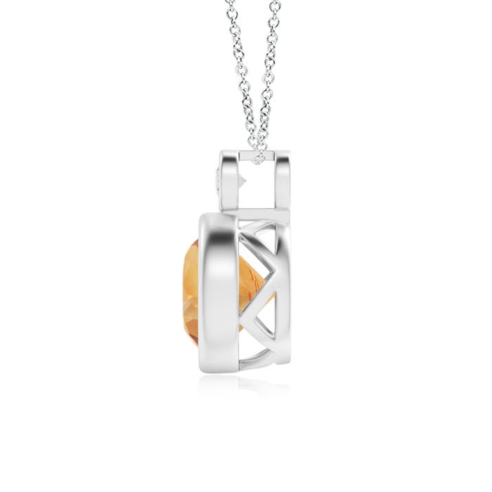 A - Citrine / 1.77 CT / 14 KT White Gold