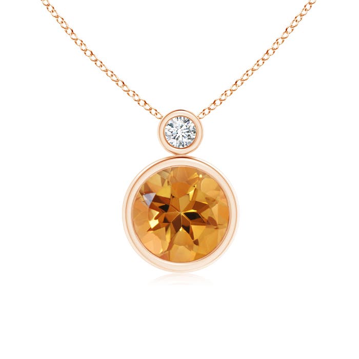 AA - Citrine / 1.77 CT / 14 KT Rose Gold