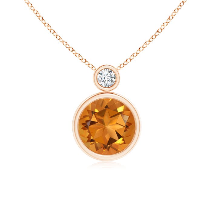 AAA - Citrine / 1.77 CT / 14 KT Rose Gold