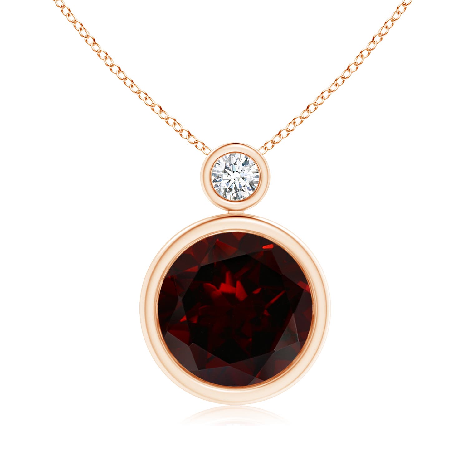 A - Garnet / 4.61 CT / 14 KT Rose Gold