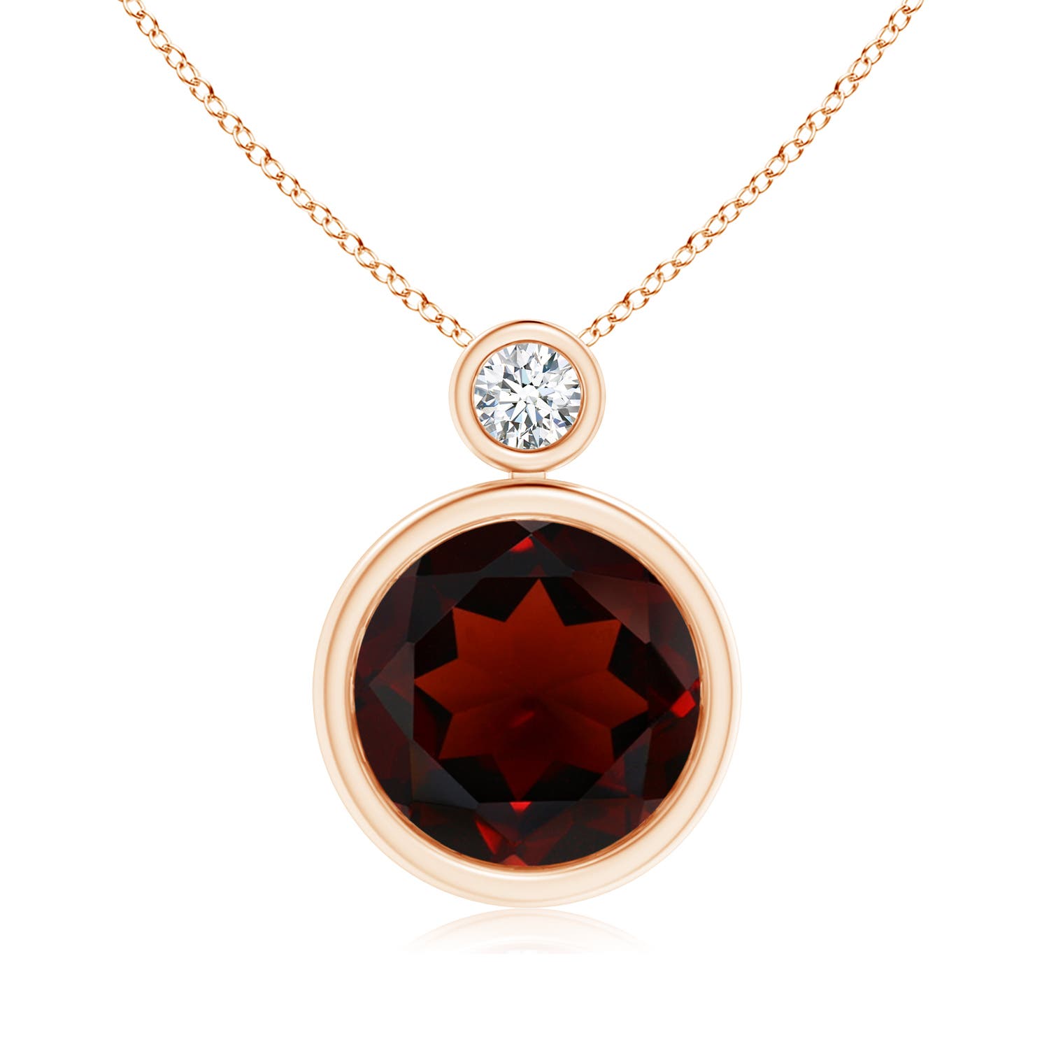 AA - Garnet / 4.61 CT / 14 KT Rose Gold