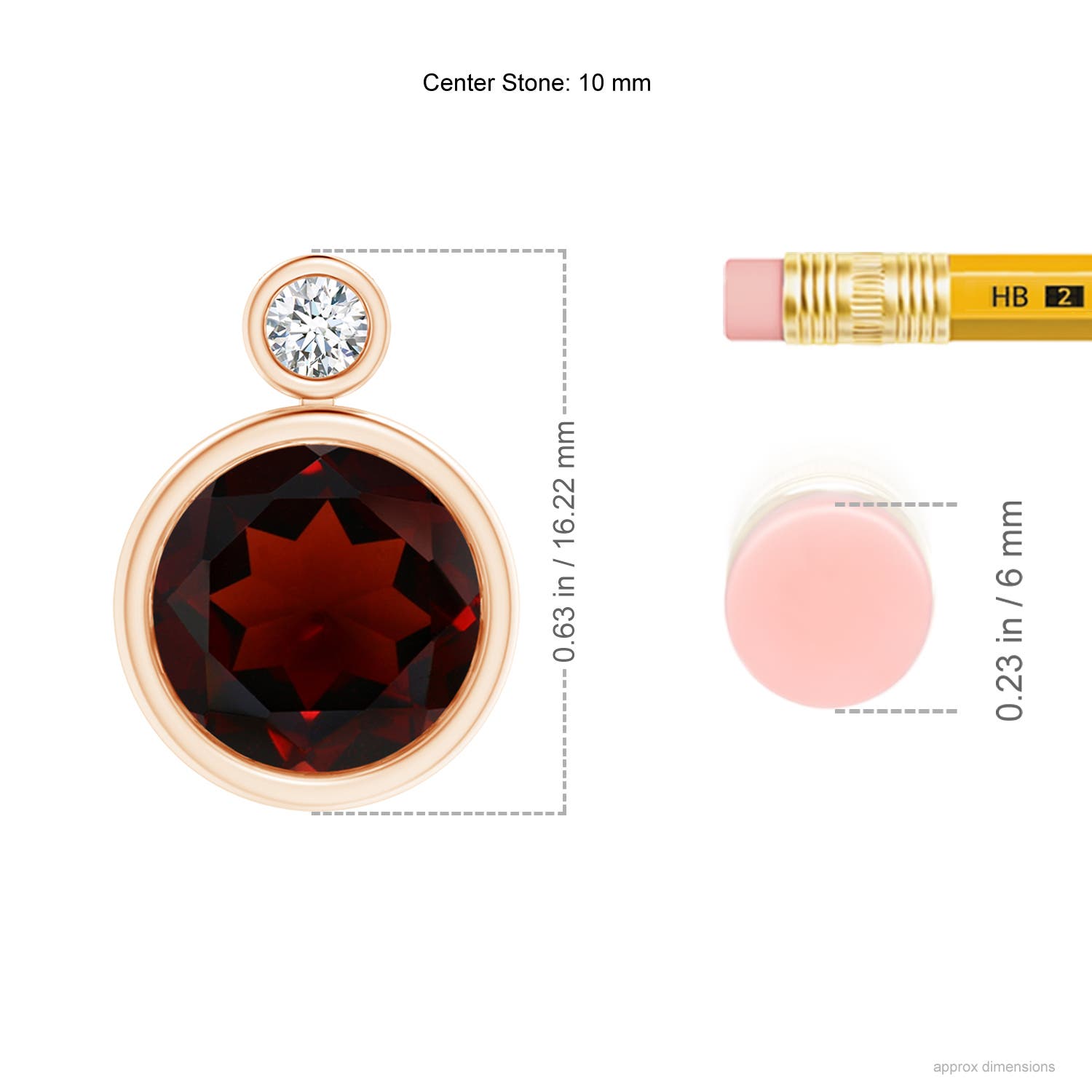 AA - Garnet / 4.61 CT / 14 KT Rose Gold