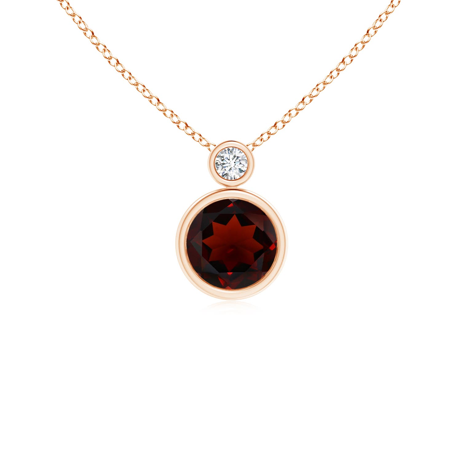 AA - Garnet / 1.04 CT / 14 KT Rose Gold