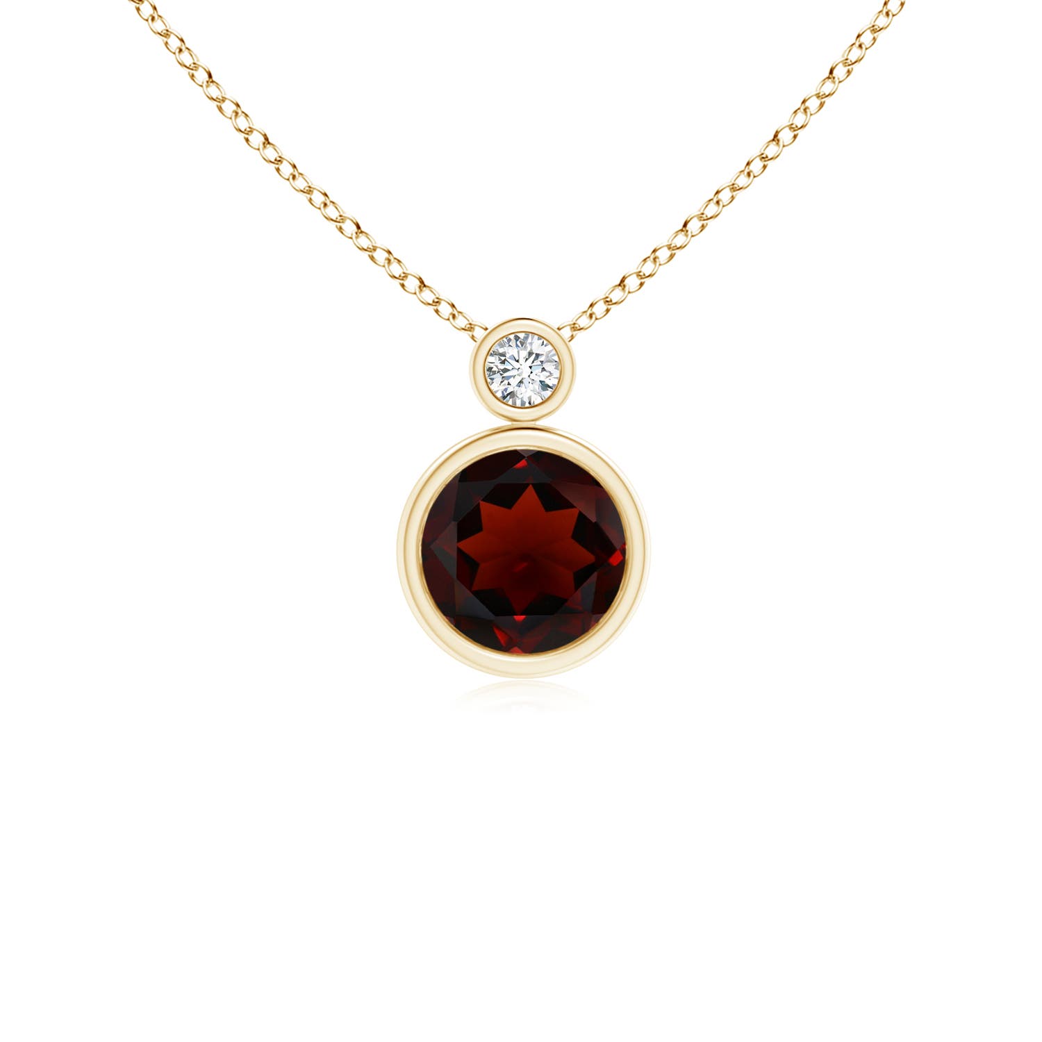 AA - Garnet / 1.04 CT / 14 KT Yellow Gold