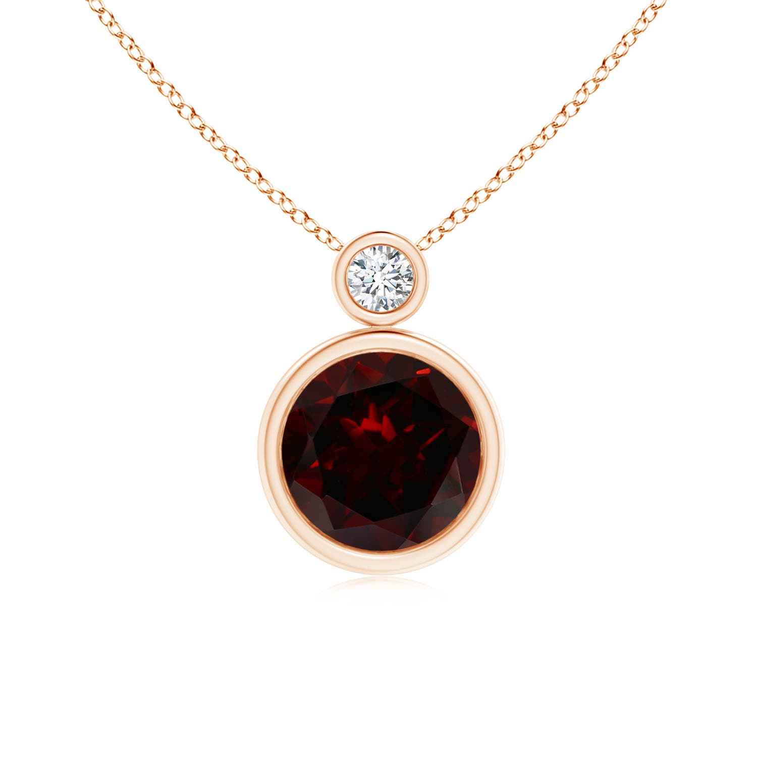 A - Garnet / 2.27 CT / 14 KT Rose Gold