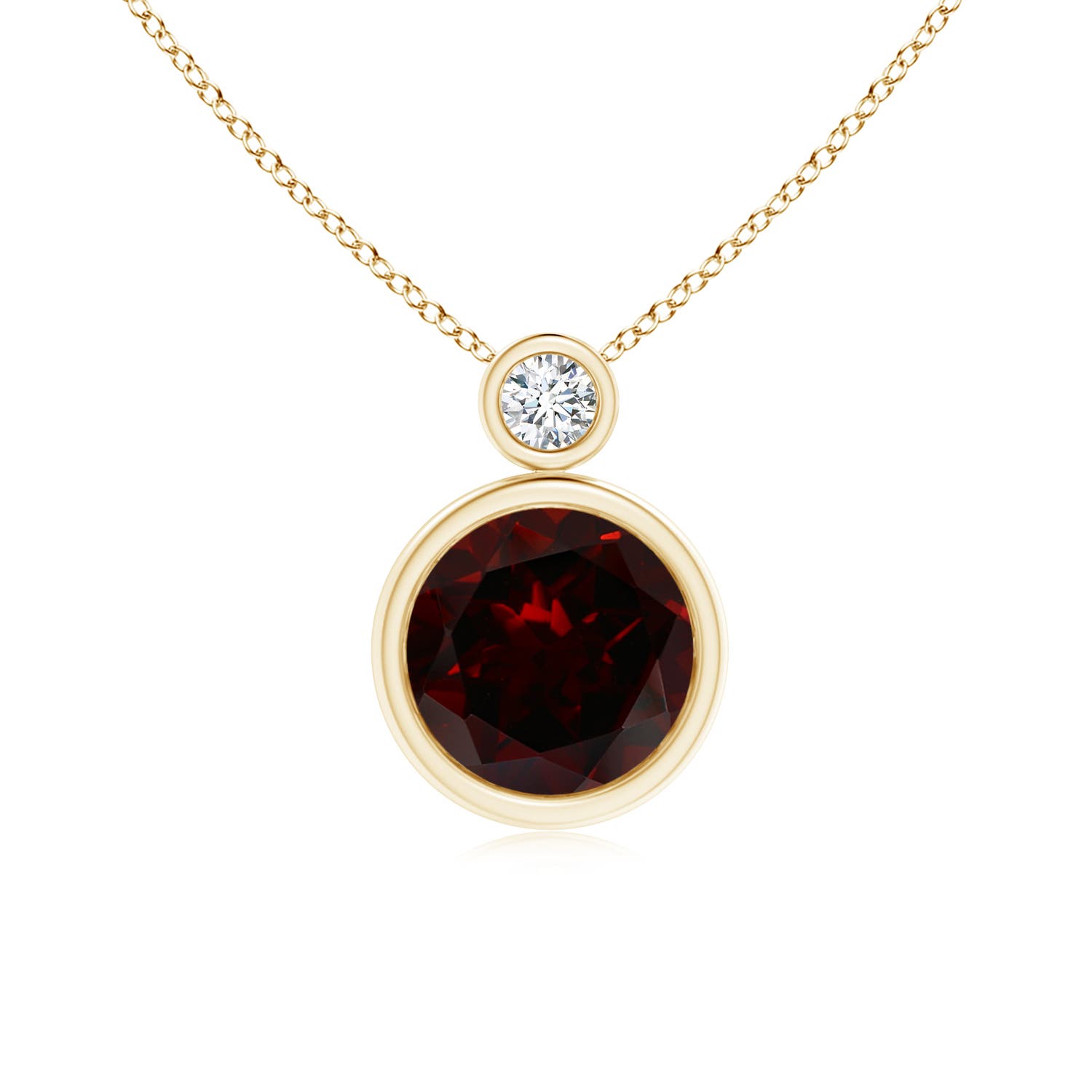 A - Garnet / 2.27 CT / 14 KT Yellow Gold