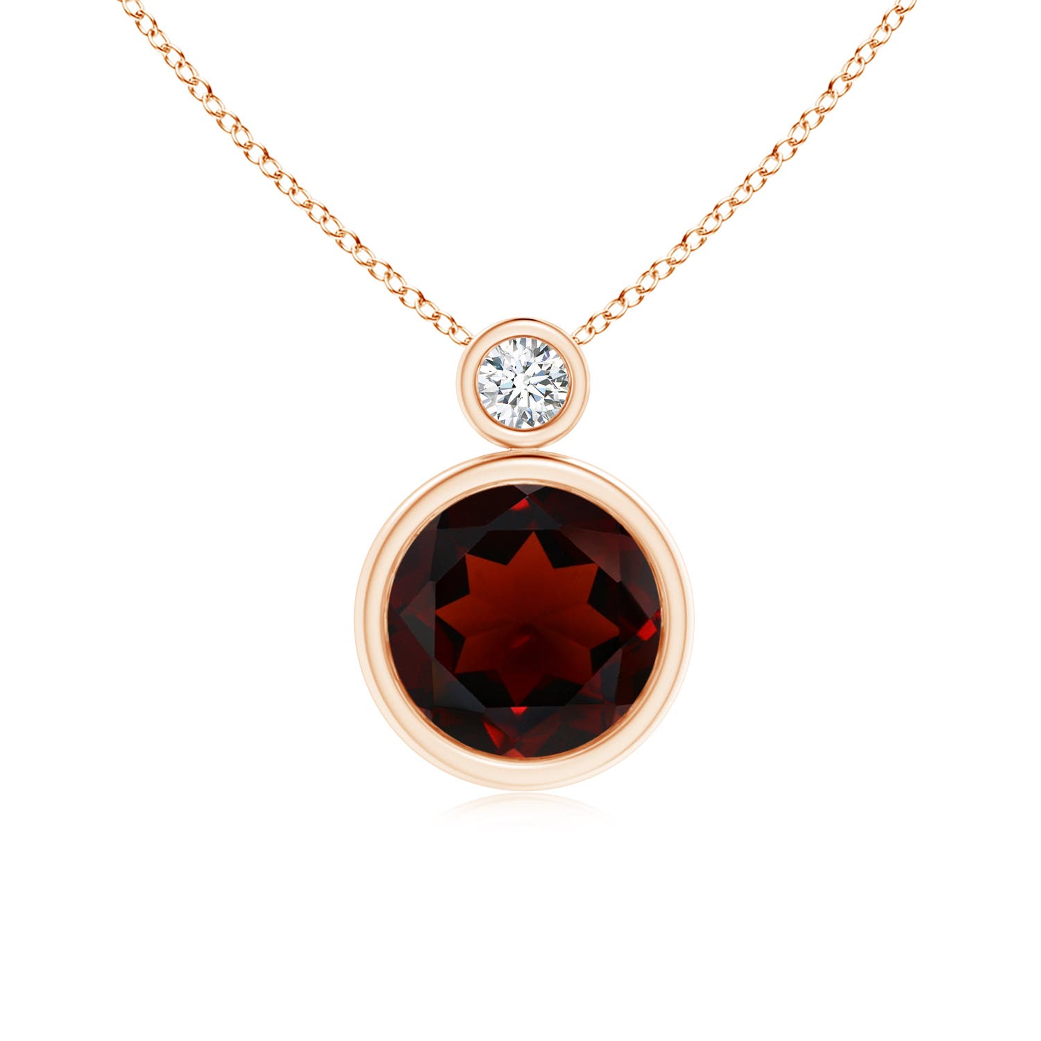 AA - Garnet / 2.27 CT / 14 KT Rose Gold