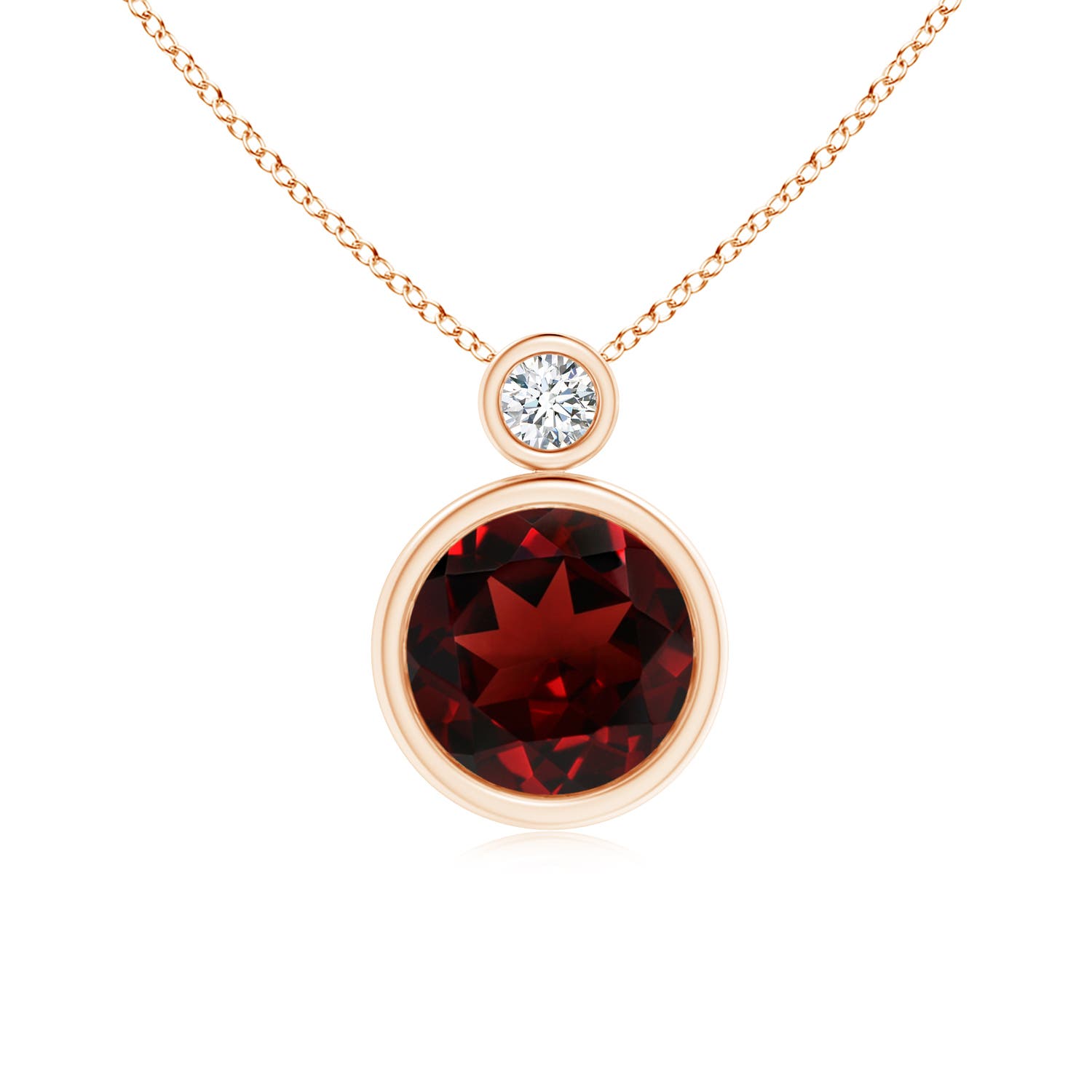 AAA - Garnet / 2.27 CT / 14 KT Rose Gold