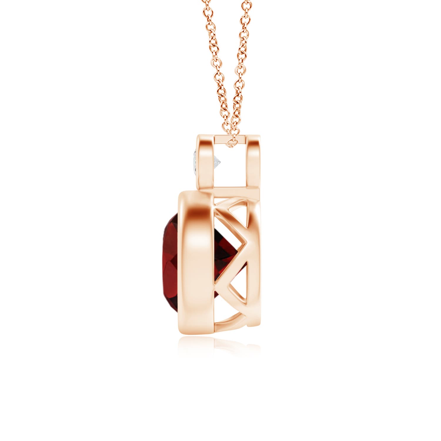 AAA - Garnet / 2.27 CT / 14 KT Rose Gold