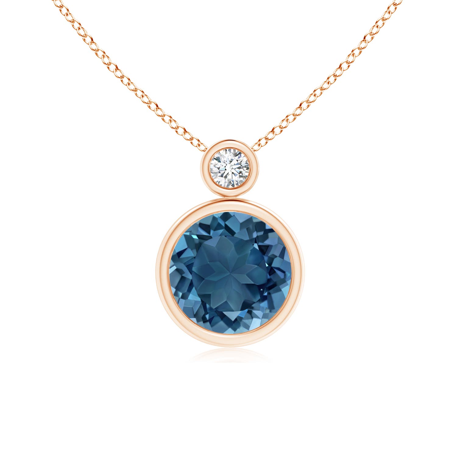 AA - London Blue Topaz / 2.42 CT / 14 KT Rose Gold