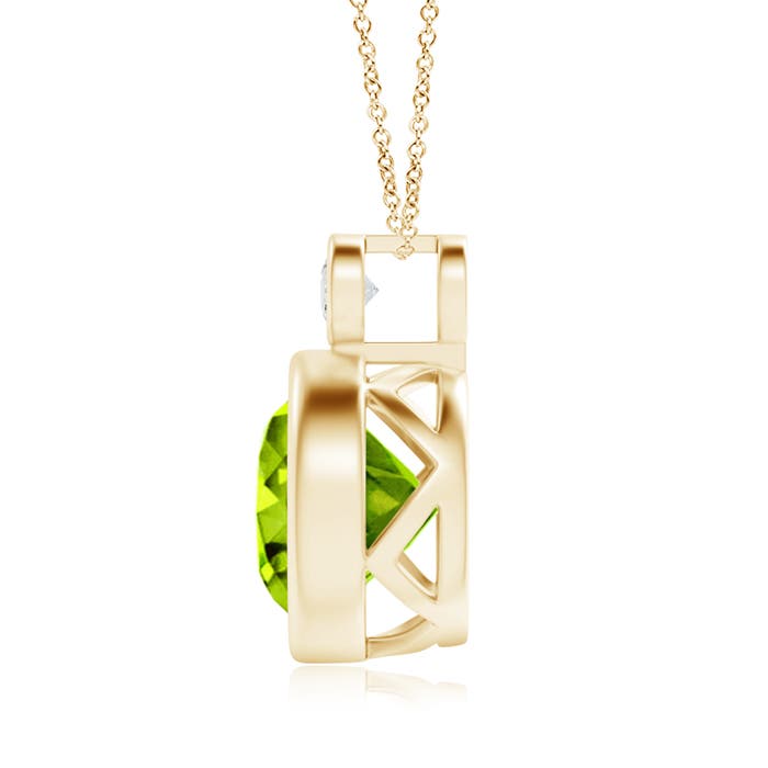 AAAA - Peridot / 3.56 CT / 14 KT Yellow Gold