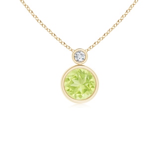 Round A Peridot