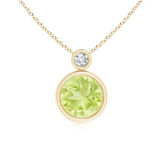 Round A Peridot