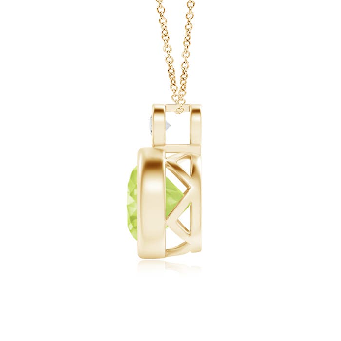 A - Peridot / 2.07 CT / 14 KT Yellow Gold