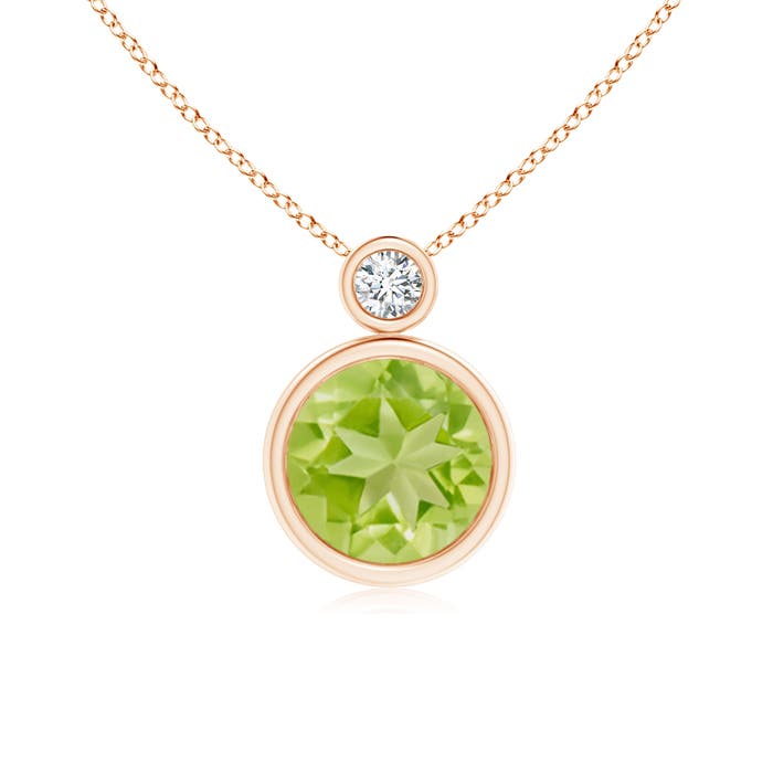 AA - Peridot / 2.07 CT / 14 KT Rose Gold