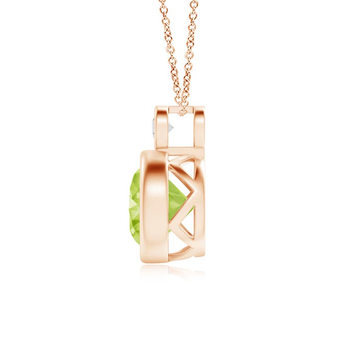 AA - Peridot / 2.07 CT / 14 KT Rose Gold