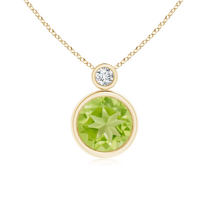 AA - Peridot / 2.07 CT / 14 KT Yellow Gold