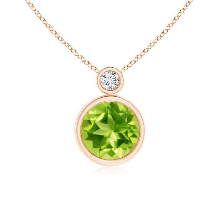 AAA - Peridot / 2.07 CT / 14 KT Rose Gold