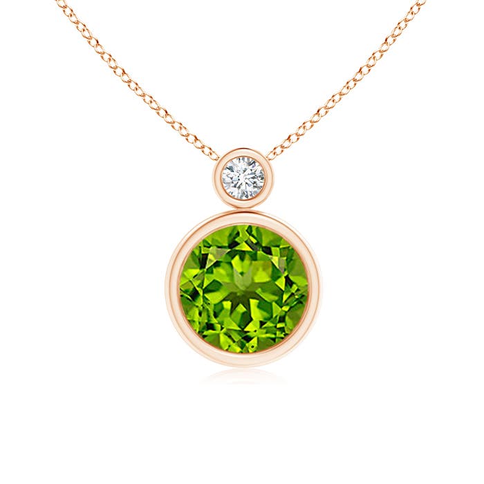 AAAA - Peridot / 2.07 CT / 14 KT Rose Gold