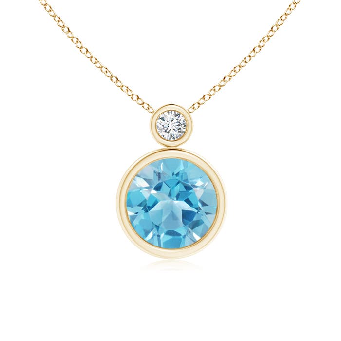 AA - Swiss Blue Topaz / 2.42 CT / 14 KT Yellow Gold