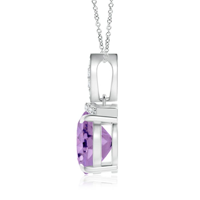 A - Amethyst / 2.37 CT / 14 KT White Gold