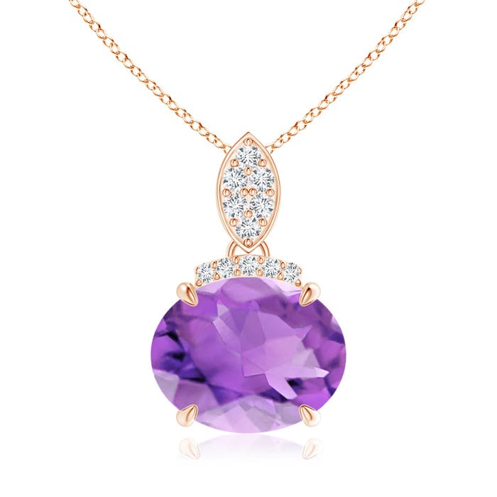 AA - Amethyst / 2.37 CT / 14 KT Rose Gold