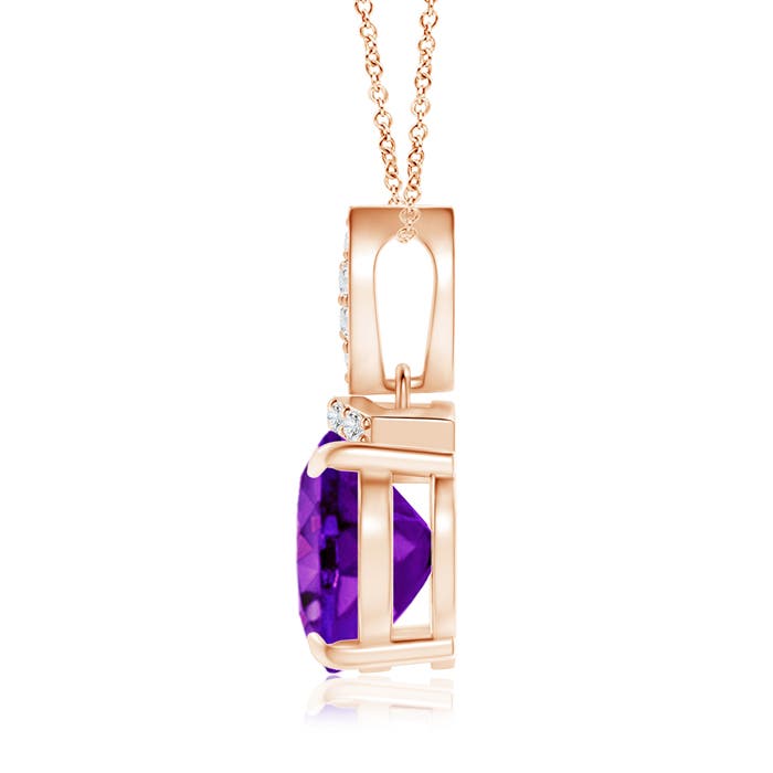 AAAA - Amethyst / 2.37 CT / 14 KT Rose Gold