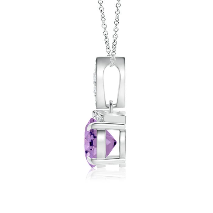 A - Amethyst / 1.2 CT / 14 KT White Gold