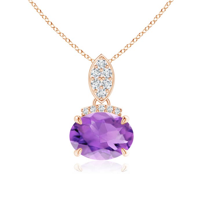 AA - Amethyst / 1.2 CT / 14 KT Rose Gold