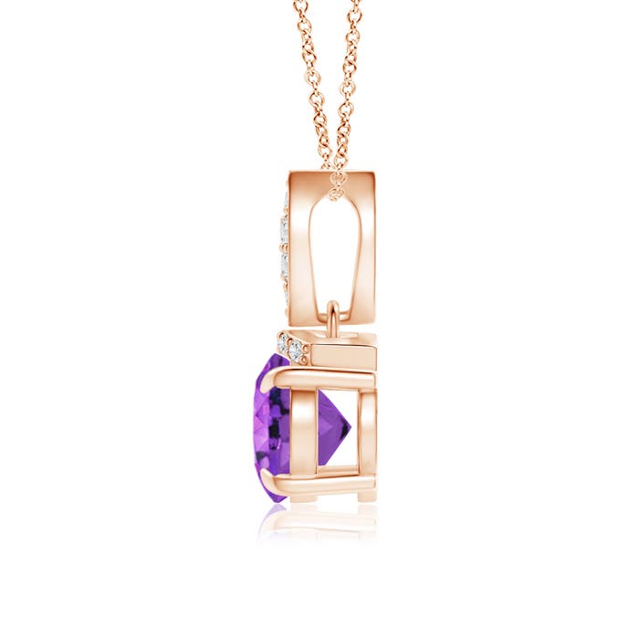 AAA - Amethyst / 1.2 CT / 14 KT Rose Gold