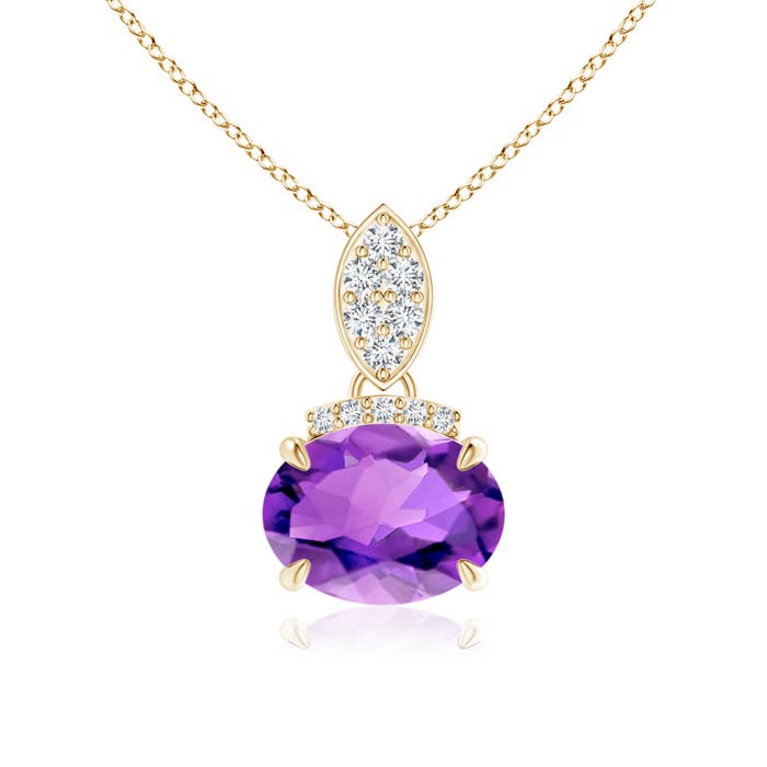 AAA - Amethyst / 1.2 CT / 14 KT Yellow Gold