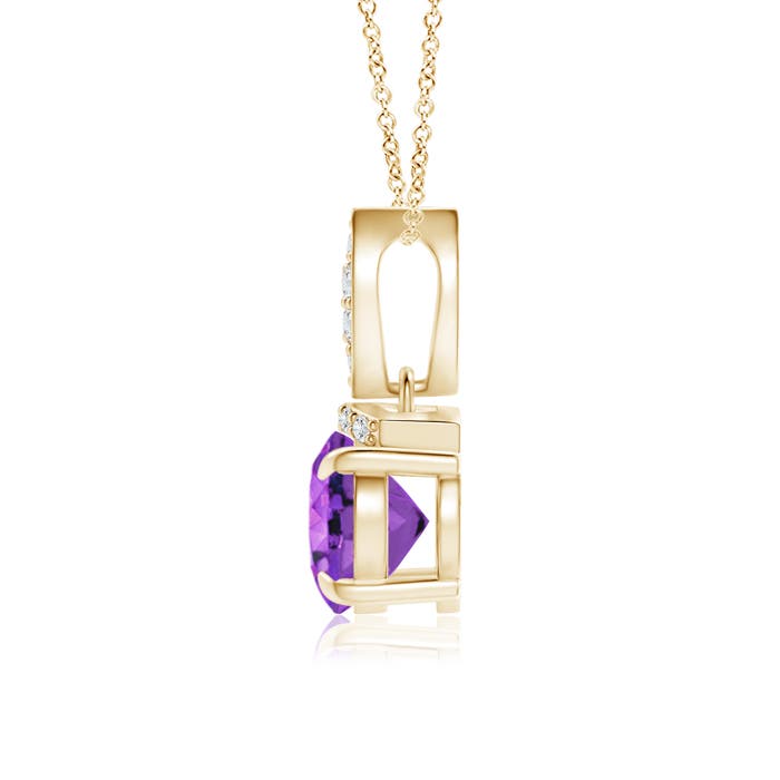 AAA - Amethyst / 1.2 CT / 14 KT Yellow Gold