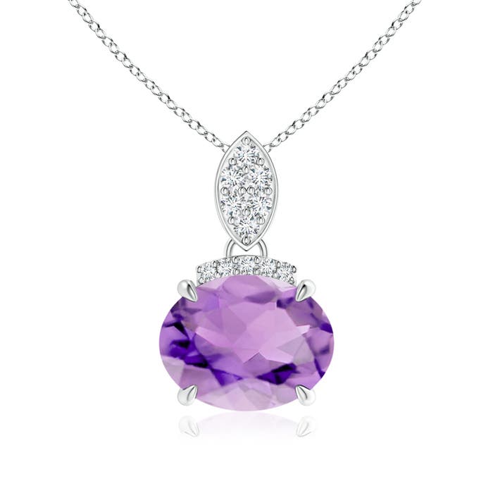 A - Amethyst / 1.67 CT / 14 KT White Gold