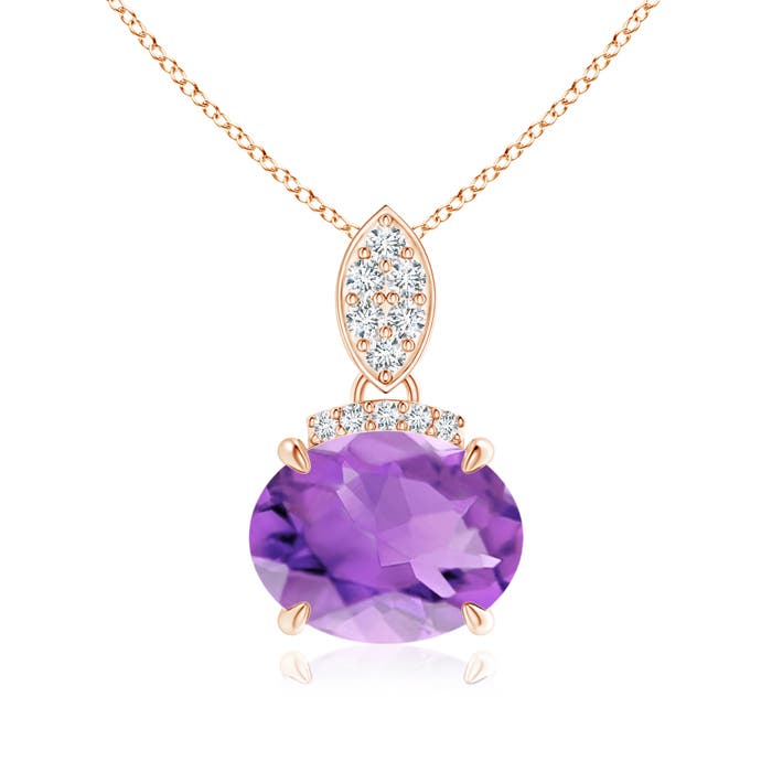 AA - Amethyst / 1.67 CT / 14 KT Rose Gold